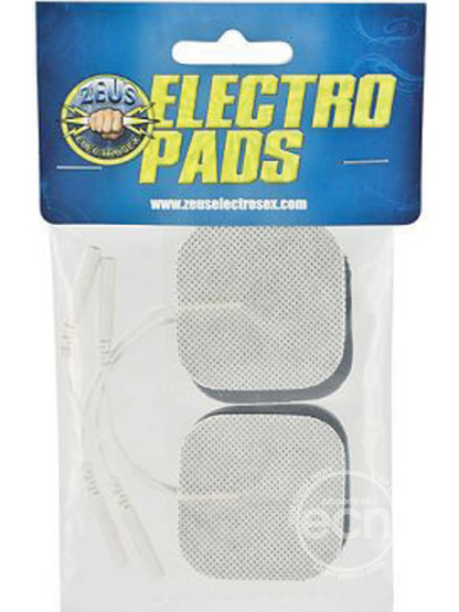 ZEUS ELECTROSEX ADHESIVE ELECTRO-PADS (4 PACK) - WHITE