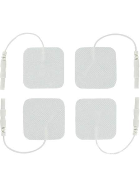 ZEUS ELECTROSEX ADHESIVE ELECTRO-PADS (4 PACK) - WHITE