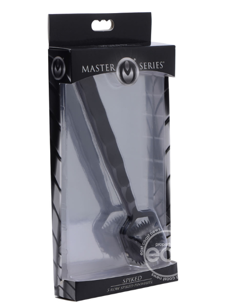 MASTER SERIES SPIKED 5 ROW PINWHEEL - BLACK