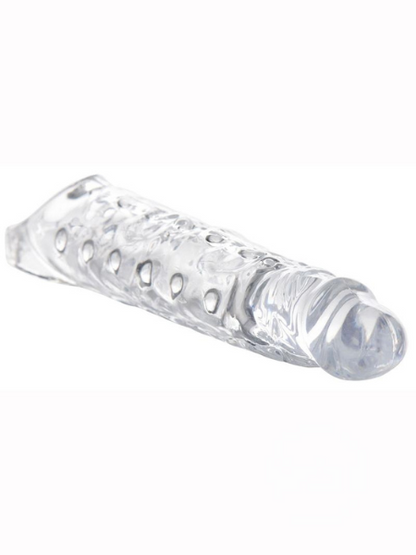 SIZE MATTERS PENIS EXTENDER SLEEVE 3IN - CLEAR