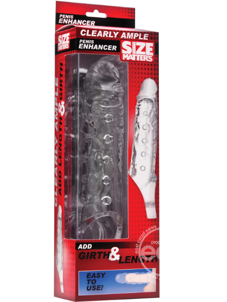 CLEARLY AMPLE PENIS ENHANCER SHEATH