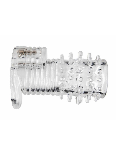 SIZE MATTERS CLEAR SENSATIONS VIBRATING TEXTURED ERECTION SLEEVE