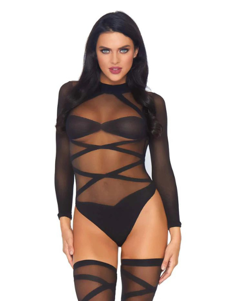 TRUTH OR DARE BODYSUIT AND THIGH HIGHS SET