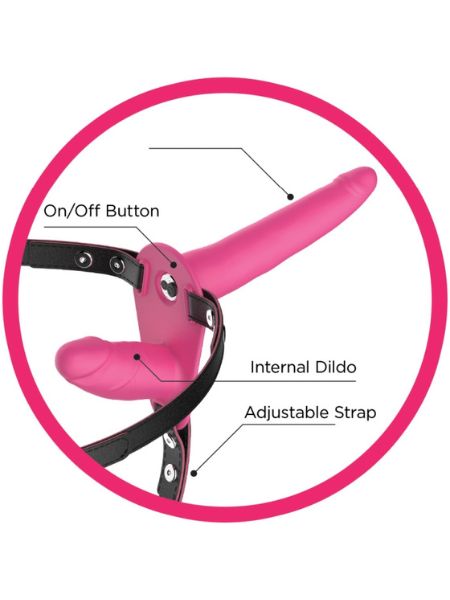 SKINSATIONS - DOUBLE DICKIN STRAP HARNESS