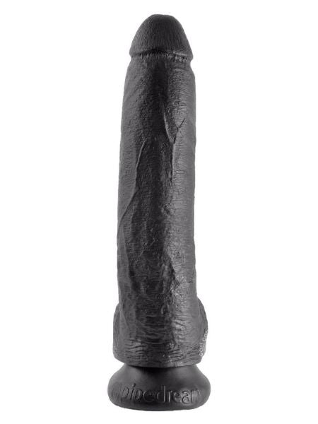 KING COCK DILDO WITH BALLS 9 INCH