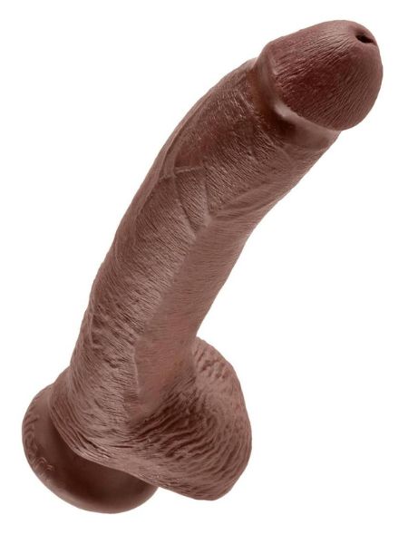 KING COCK DILDO WITH BALLS 9 INCH