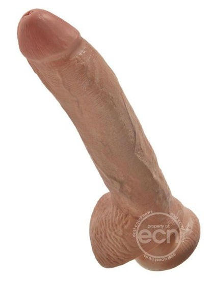 KING COCK DILDO WITH BALLS 9 INCH