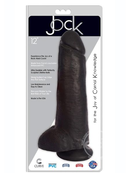 JOCK REALISTIC DILDO WITH BALLS 12 INCH