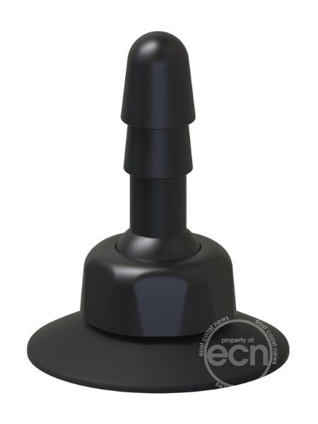 VAC U LOCK DELUXE 360 SWIVEL SUCTION CUP PLUG - BLACK