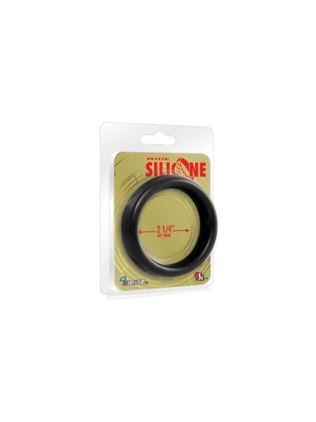 WIDE SILICONE DONUT - BLACK (2.25/57MM)