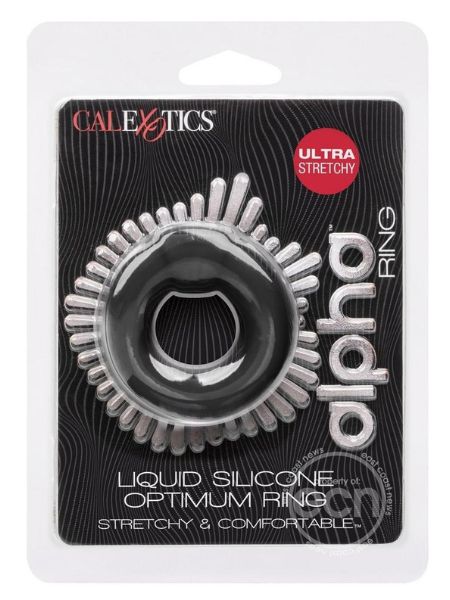 ALPHA LIQUID SILICONE OPTIMUM RING - BLACK