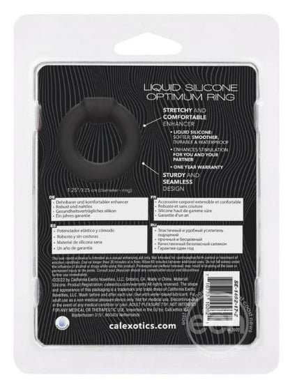 ALPHA LIQUID SILICONE OPTIMUM RING - BLACK