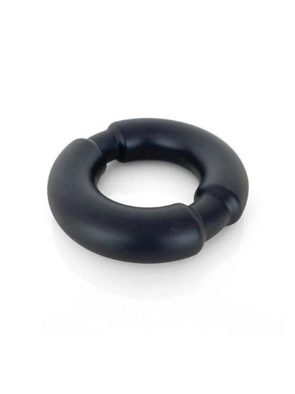 VERS LIQUID SILICONE BALL STRETCHER WEIGHTED STEEL CORE - BLACK