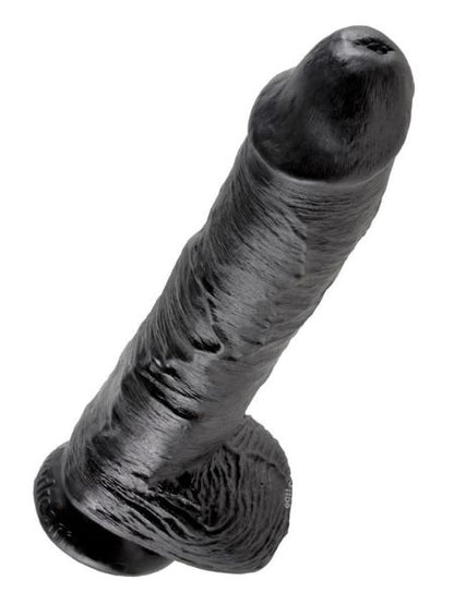 KING COCK DILDO WITH BALLS 10 INCH