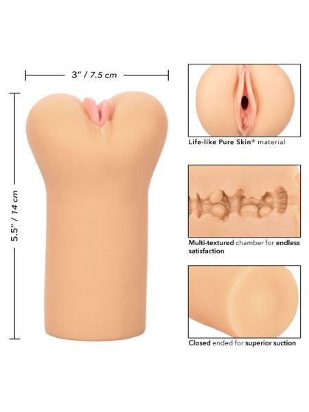 BOUNDLESS VULVA MASTURBATOR - IVORY