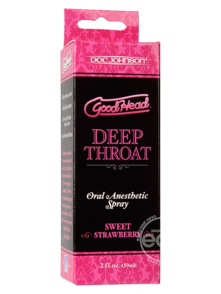 DEEP THROAT ORAL ANESTHETIC SPRAY SWEET STRAWBERRY