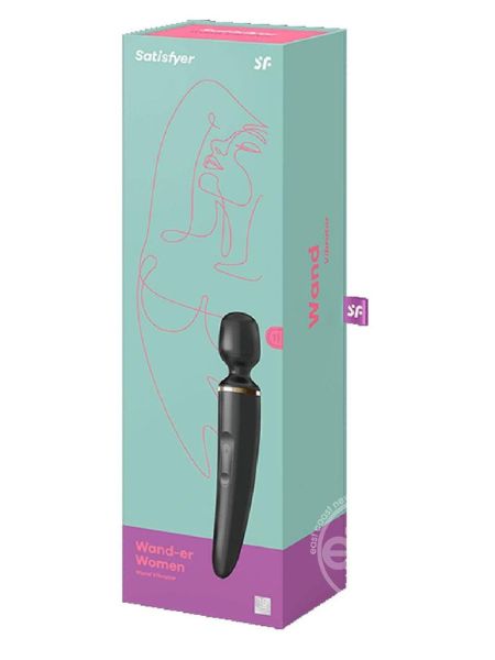 SATISFYER WAND-ER WOMAN USB RECHARGEABLE SILICONE MASSAGER 13 IN