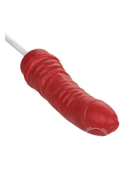 HEFTY PROBE INFLATABLE BUTT PLUG - RED