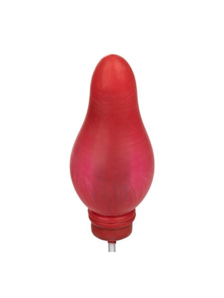 HEFTY PROBE INFLATABLE BUTT PLUG - RED