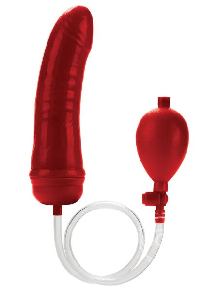 HEFTY PROBE INFLATABLE BUTT PLUG - RED