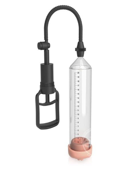 CLASSIX PLEASURE PENIS PUMP 8.75 INCH - CLEAR