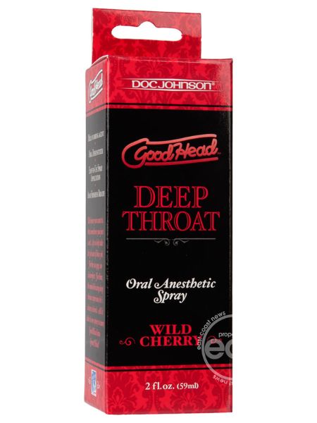 DEEP THROAT ORAL ANESTHETIC SPRAY WILD CHERRY