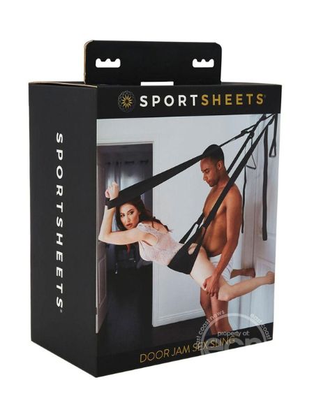 SPORTSHEETS DOOR JAM SLING - BLACK