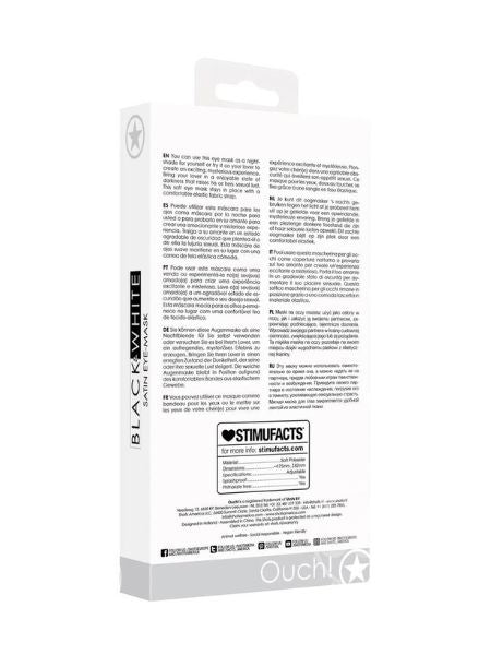 SATIN EYE-MASK - BLACK