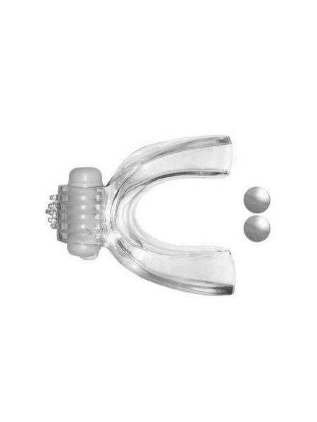 TONGUE STAR PLEASURE TONGUE VIBRATOR - CLEAR