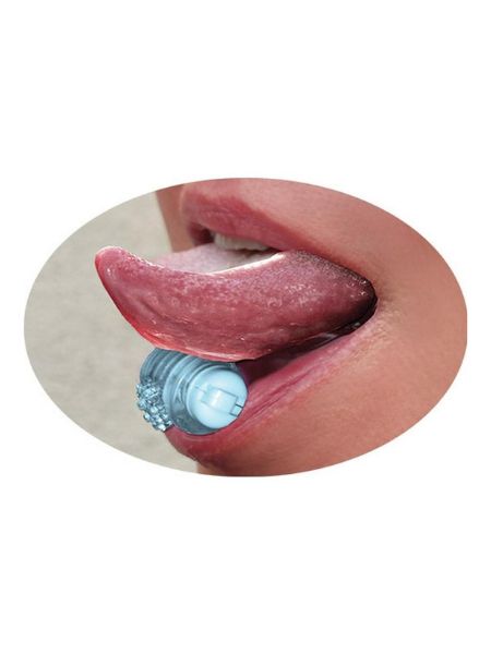 TONGUE STAR PLEASURE TONGUE VIBRATOR - CLEAR