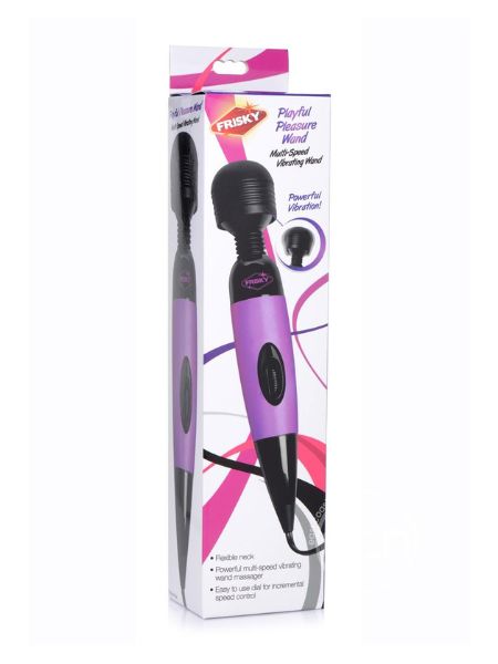 PLAYFUL PLEASURE PLUG IN WAND MASSAGER - PINK