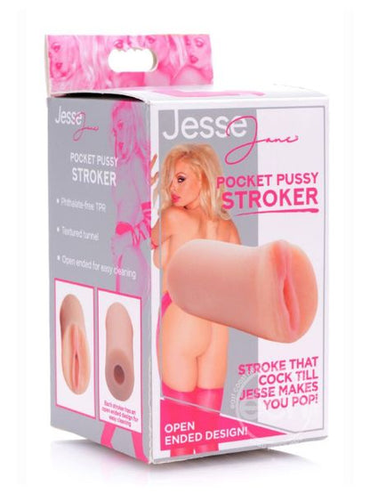 JESSE JANE POCKET PUSSY STROKER - VANILLA