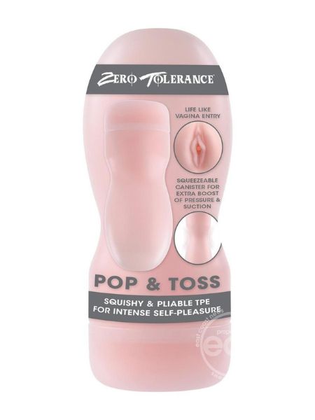 POP & TOSS REALISTIC PUSSY STROKER - VANILLA