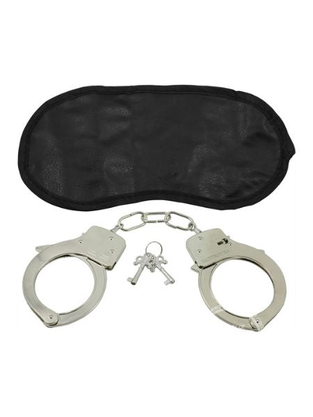 SUBMISSIVE COLLECTION METAL HANDCUFFS - SILVER