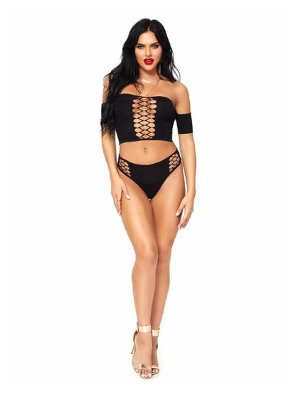 BAD INTENTIONS CROP TOP SET