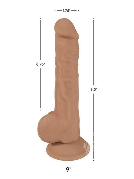 FLESHSTXXX DUAL DENSITY SILICONE BENDABLE DONG 9 INCH