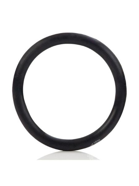 BLACK RUBBER COCK RINGS - LARGE