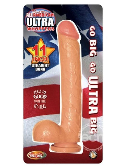 All AMERICAN ULTRA WHOPPERS STRAIGHT DILDO 11 IN