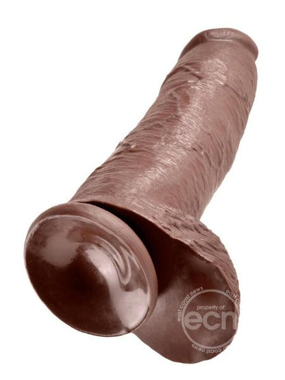 KING COCK DILDO WITH BALLS 11 INCH