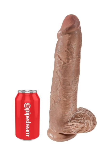 KING COCK DILDO WITH BALLS 11 INCH