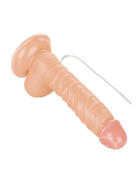 VIBRATING DILDO WITH BULLET 6.25 INCH