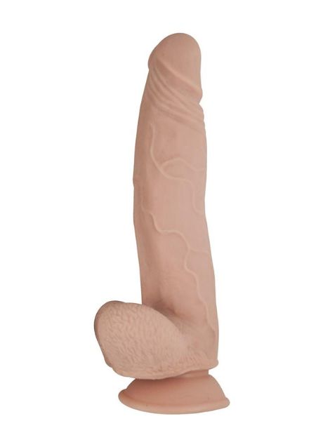 DUAL LAYERED # 6 BENDABLE CURVED DILDO 8 INCH