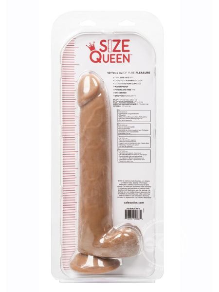 SIZE QUEEN DILDO 10 INCH