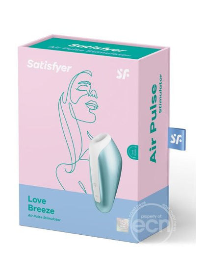 SATISFYER "LOVE BREEZE" RECHARGEABLE SILICONE CLITORAL STIMULATOR