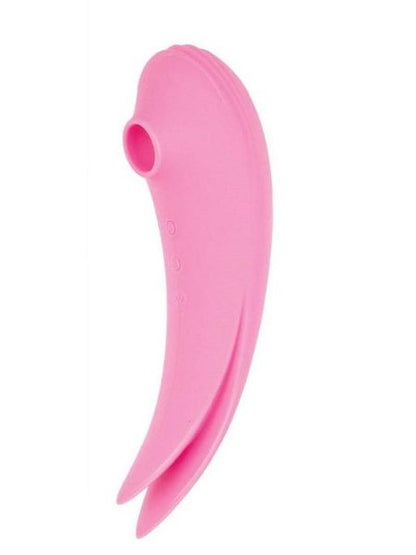 SUCTION VIBRATING RECHARGEABLE SILICONE MASSAGER