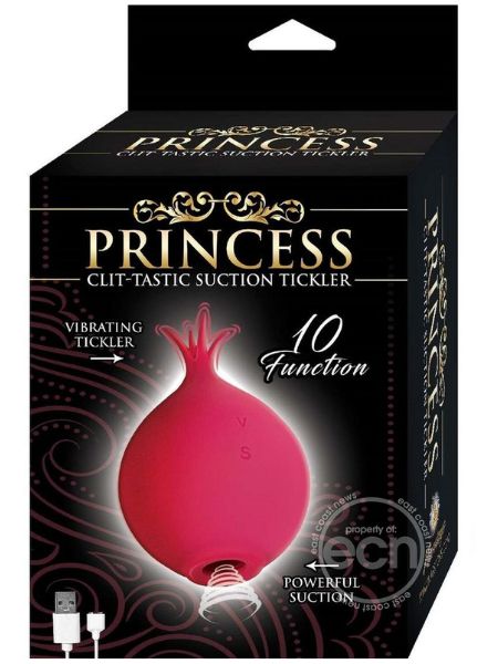 PRINCESS CLIT-TASTIC RECHARGEABLE SILICONE SUCTION TICKLER