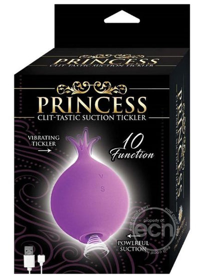 PRINCESS CLIT-TASTIC RECHARGEABLE SILICONE SUCTION TICKLER