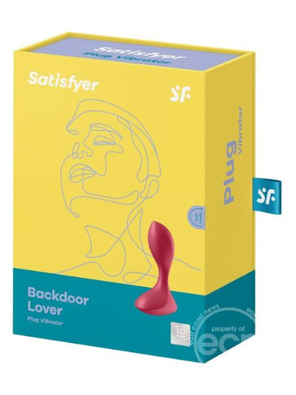 SATISFYER "BACKDOOR LOVER" SILICONE VIBRATING ANAL PLUG