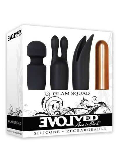 RECHARGEABLE BULLET AND 3 SILICONE SLEEVE KIT - BLACK AND COPPER