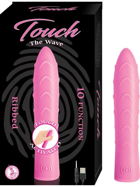 TOUCH WAVE VIBRATOR-RIBBED